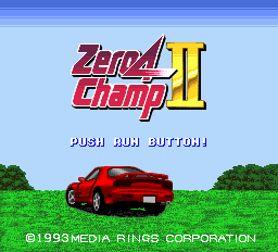 Zero4 Champ II Title Screen